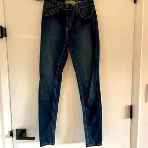 Free people high rise skinny stretch jeans